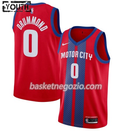Canotte Bambino Detroit Pistons Andre Drummond 0 2019-20 Nike City Edition Swingman